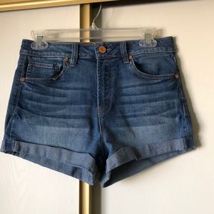 Refuge Mid Rise Denim Shorts